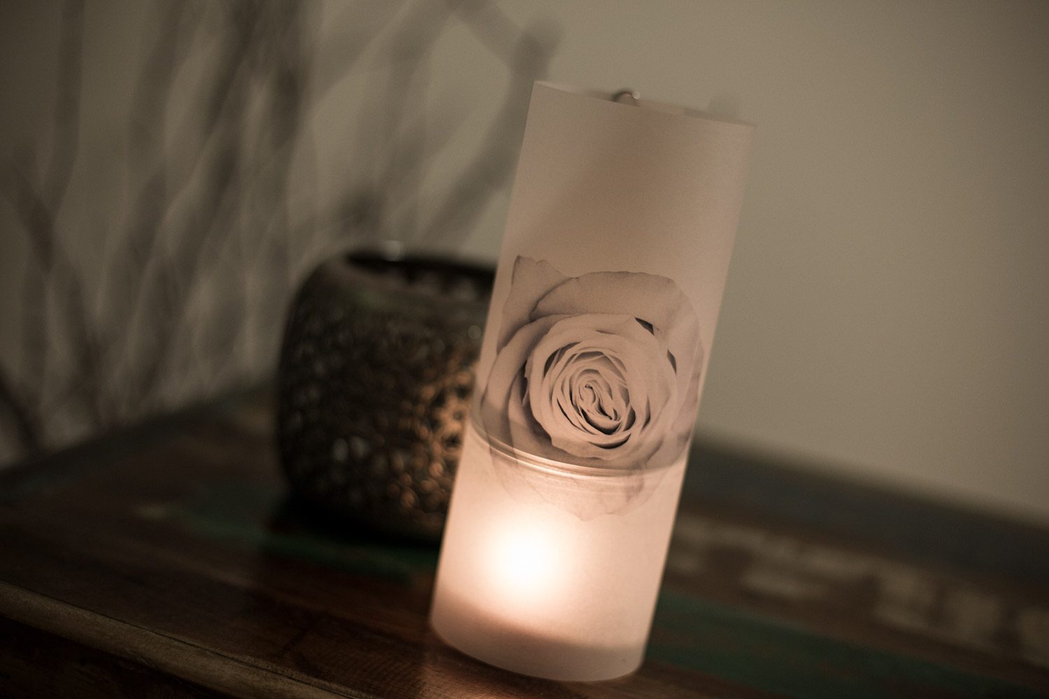Paper Light Shade Motiv "Rose" - The Special One